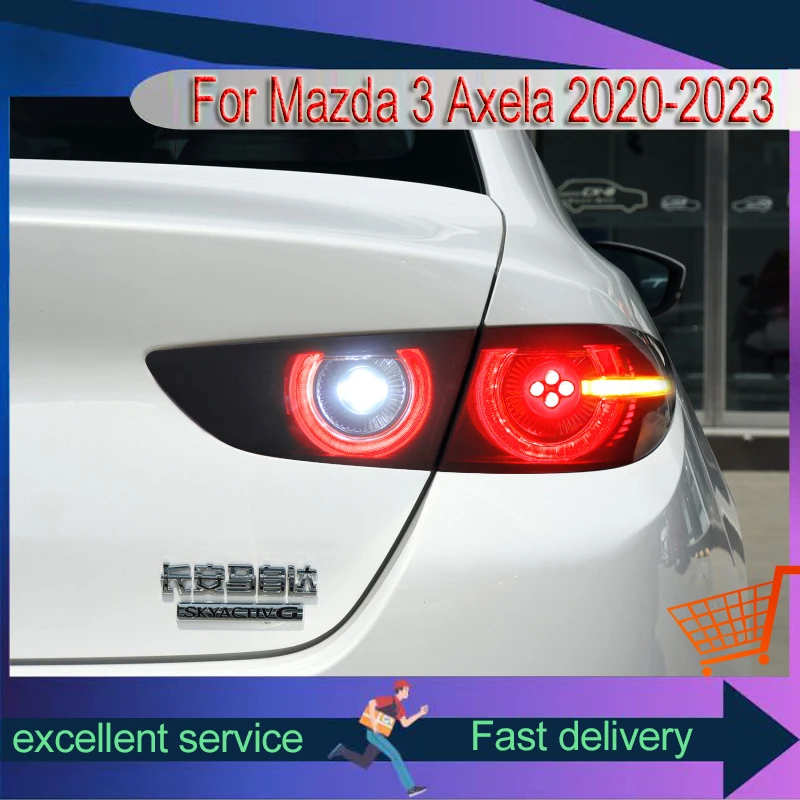 

Автомобильный задний Стайлинг для Axela Mazda 3 Mazda3 2020-2023, задние фонари, обновленная модель, задний фонарь с указателем поворота, аксессуары