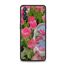 Pink Tulip Flower Love Heart Design Phone Case Cover - Oppo Find X6 (A9)