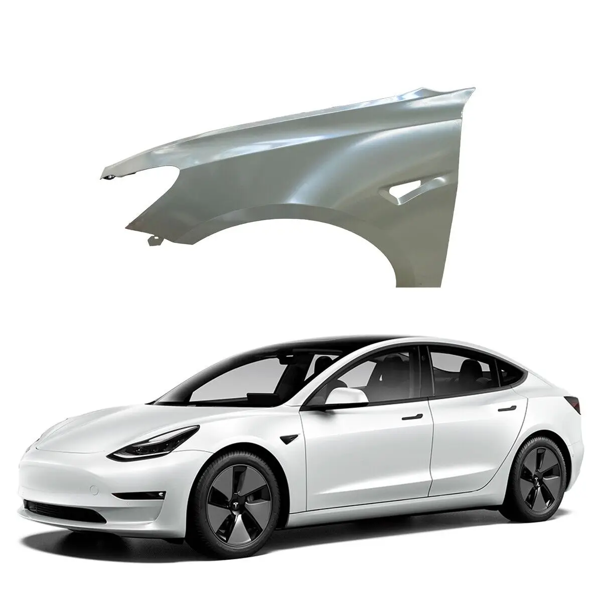 

Переднее крыло (левое) подходит для 2015-2023 Tesla Model 3 OE:1081401E0D 2016 2017 2018 2019 2020 2021 JUNCHENG автозапчасти