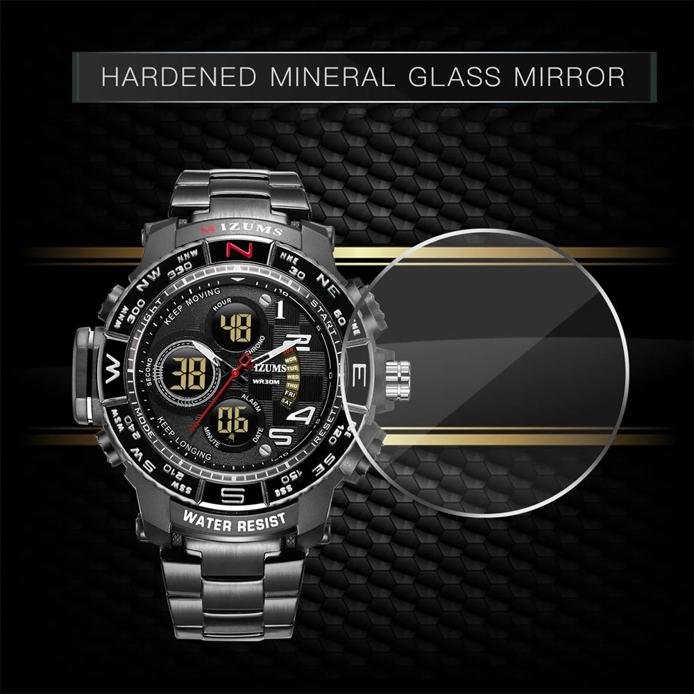 LED Sport Watch, eletrônico, impermeável relógio de