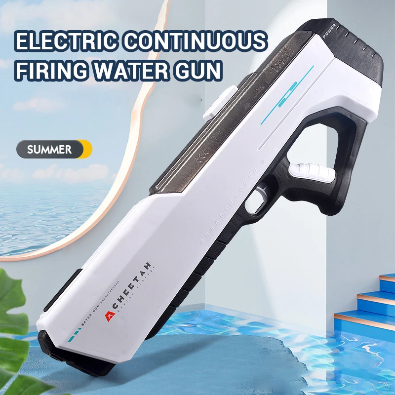 Automatic Water Absorption Electric Water Gun High Tech Automatic Water Games High Pressure Water Gun Toys for Kid Summer Toy 4