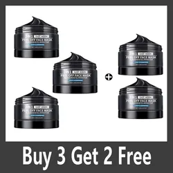 Purifying Bamboo Charcoal Exfoliating Peel - Off Mask for Deep Pore Cleansing and Oil Control (Buy 3 Get 2 Free)
