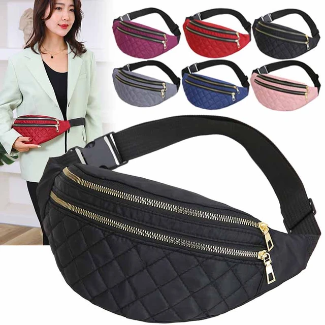 Women's Belt Bag Pu Leather Leopard Print Waist Bags Female Flap Fanny Pack  Chain Shoulder Crossbody Chest Bag Coin Purse - AliExpress