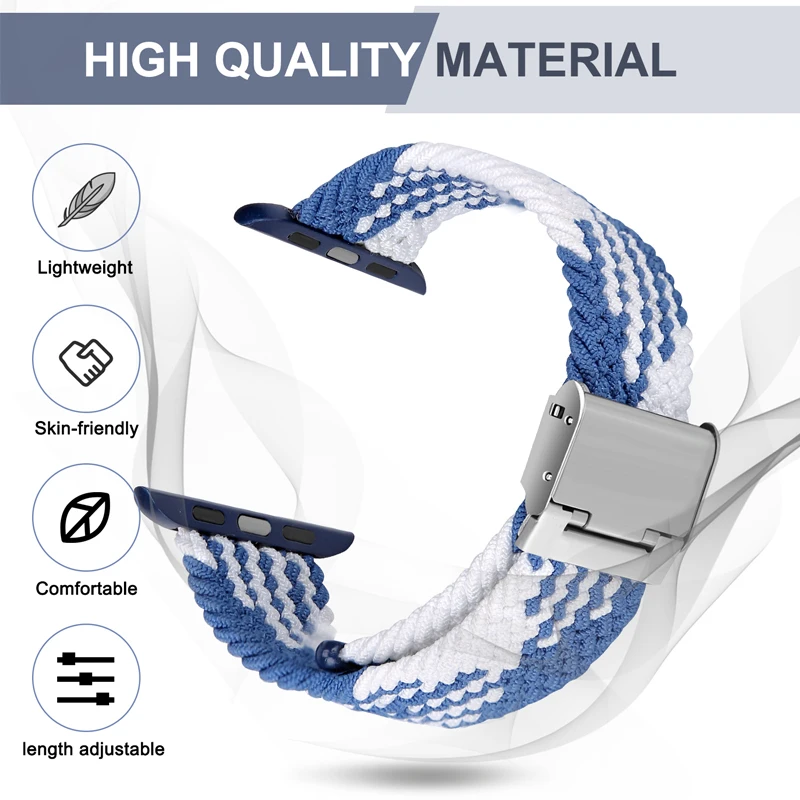 Braided Elastic Solo Loop Bracelet