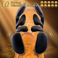 Masturbator für Männer Penis Training Vibrator Eichel Trainer Stimulator Massagegerät Dauerhafte Verzögerung Ausdauer Erwachsene Sex Spielzeug Für Männer 2