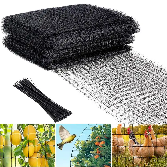 Kerti Nettó Madarak Elleni Biztonsági Tó Kerítés Baromfi Tenyésztés Madár Szarvasok Védelme Gyümölcs Növényi Burkolatok - Image 6