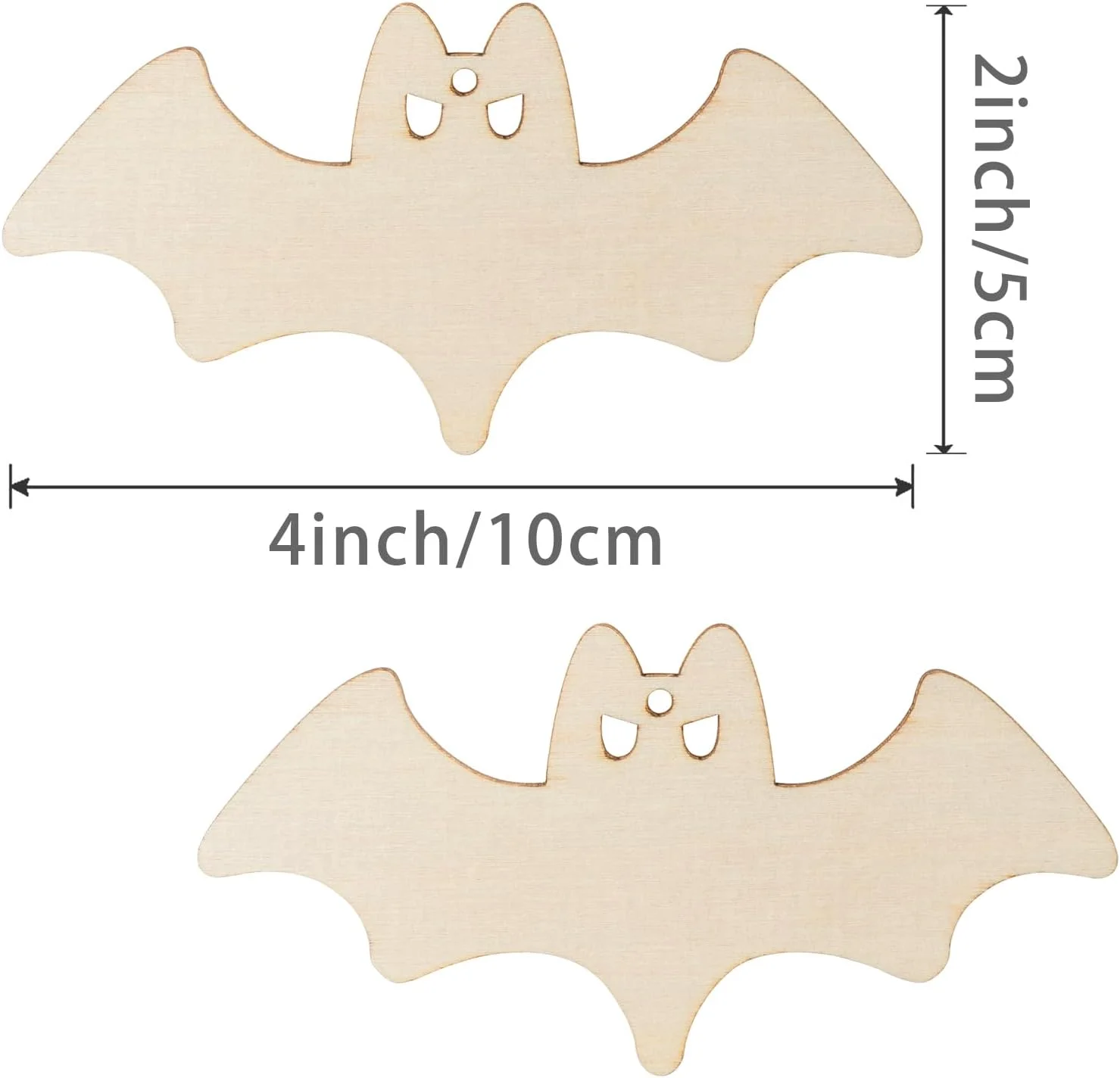 Halloween-Kunsthandwerk für Kinder: DIY-Malset aus Holz – Spinne, Fledermaus und Kürbis-Ornamente für die Party-Dekoration zu Hause, hängende Geschenke – Detail 11