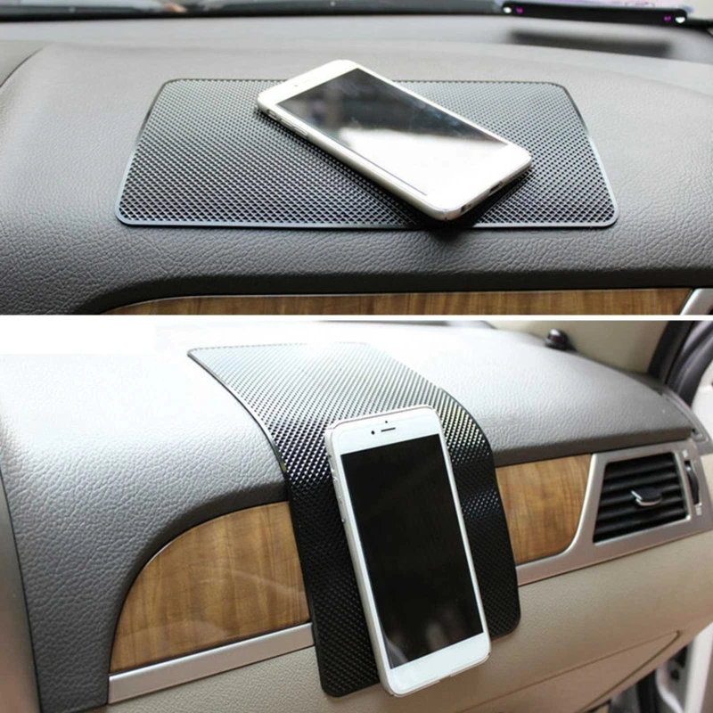 G99F Magic Car Dashboard Sticky Mat Anti Slip Gel Pad Phone Holder For Keys Coins Sunglass Grip Pad car dashboard mat