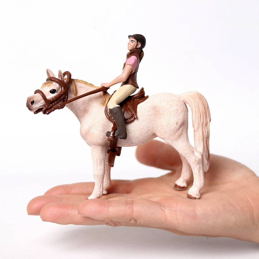 Horse Playset Animal Figurines - Equestrian Adventure Toy Set