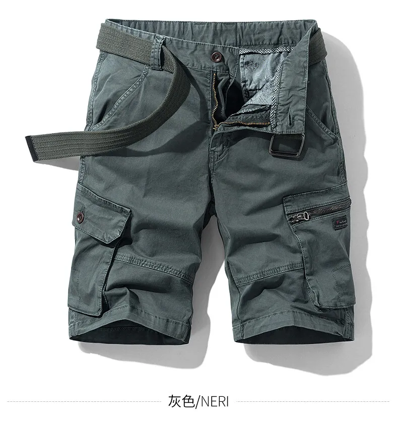 2022 New Men's Casual Pants Yellow Orange Men's Shorts Overalls Summer Beach Trousers Male Solid Color Shorts Outdoor Short mens casual shorts