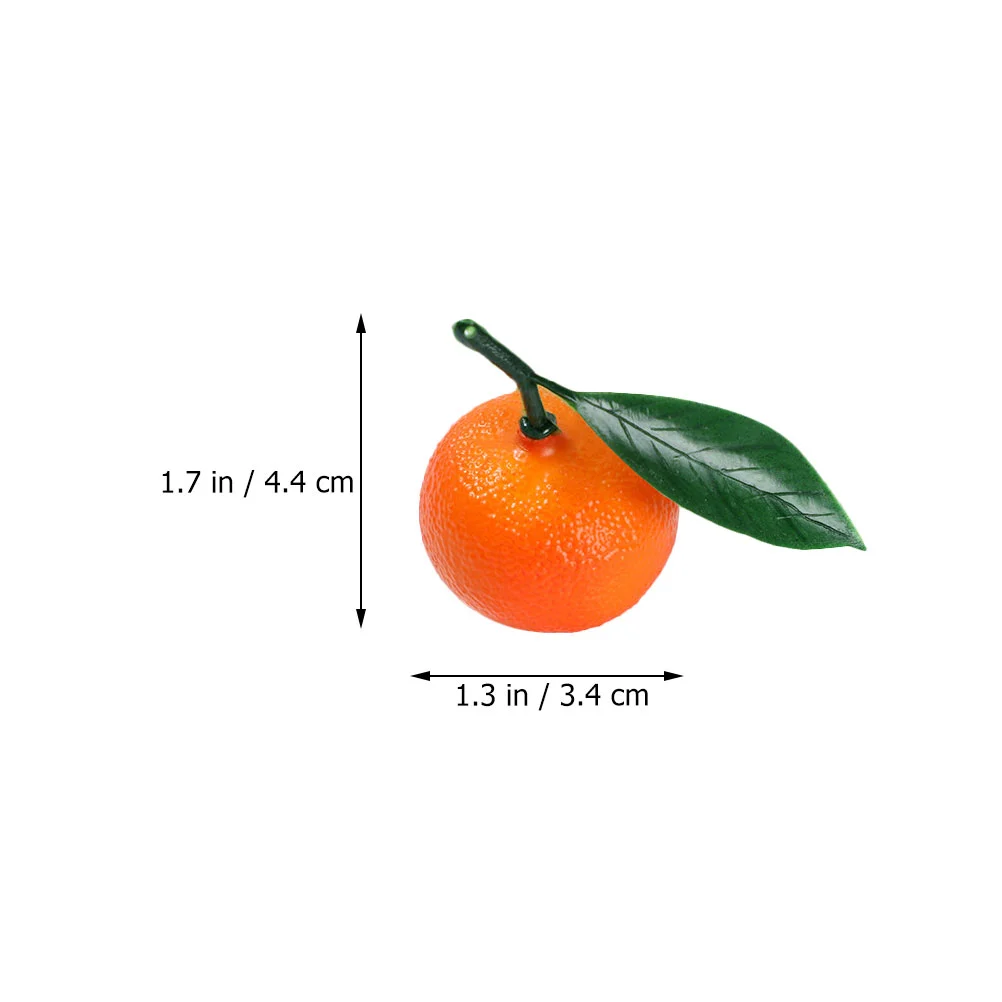 Mandarin Oranges Fruit Model Prop 10 Pcs Fake Artificial Models Fruits Foam Decor Faux Simulation artificial plants artificial fruits and vegetables