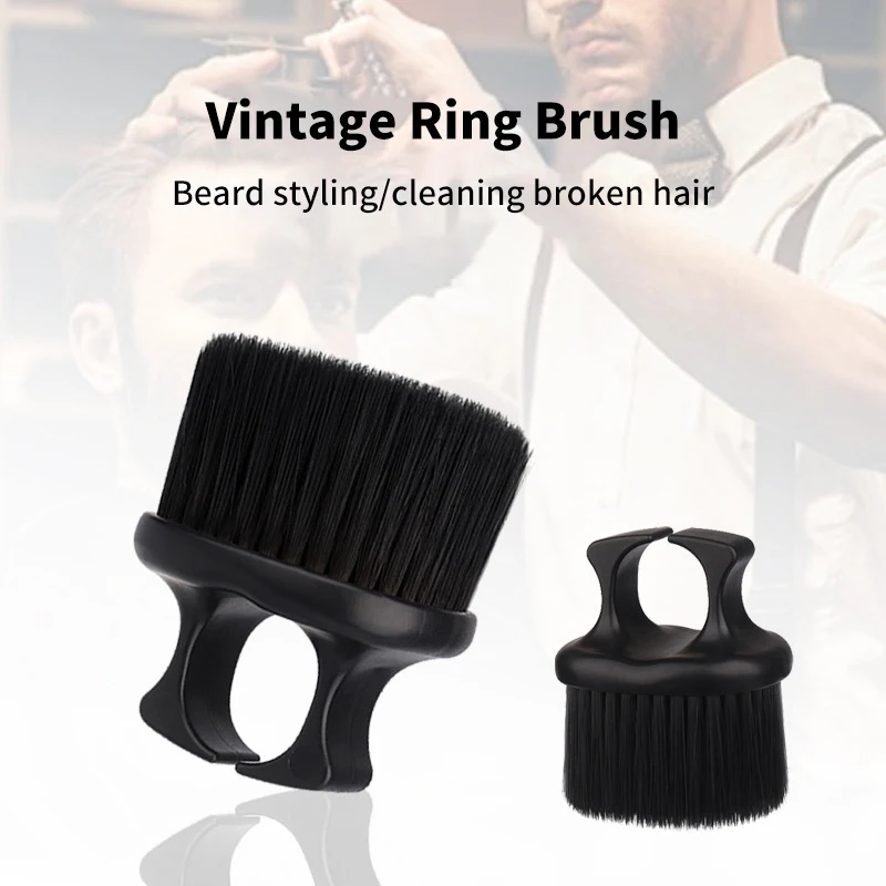 

1 Pcs Ring Design Men Shaving Brush Plastic Portable Barber Beard Brushes Salon Face Cleaning Razor Brush