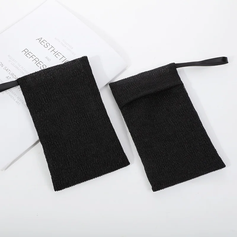 Handmade soap foaming net Wash your face wash soap bubble net Cleansing Foam Mesh bag Scrub bath Laundry soap bag 6