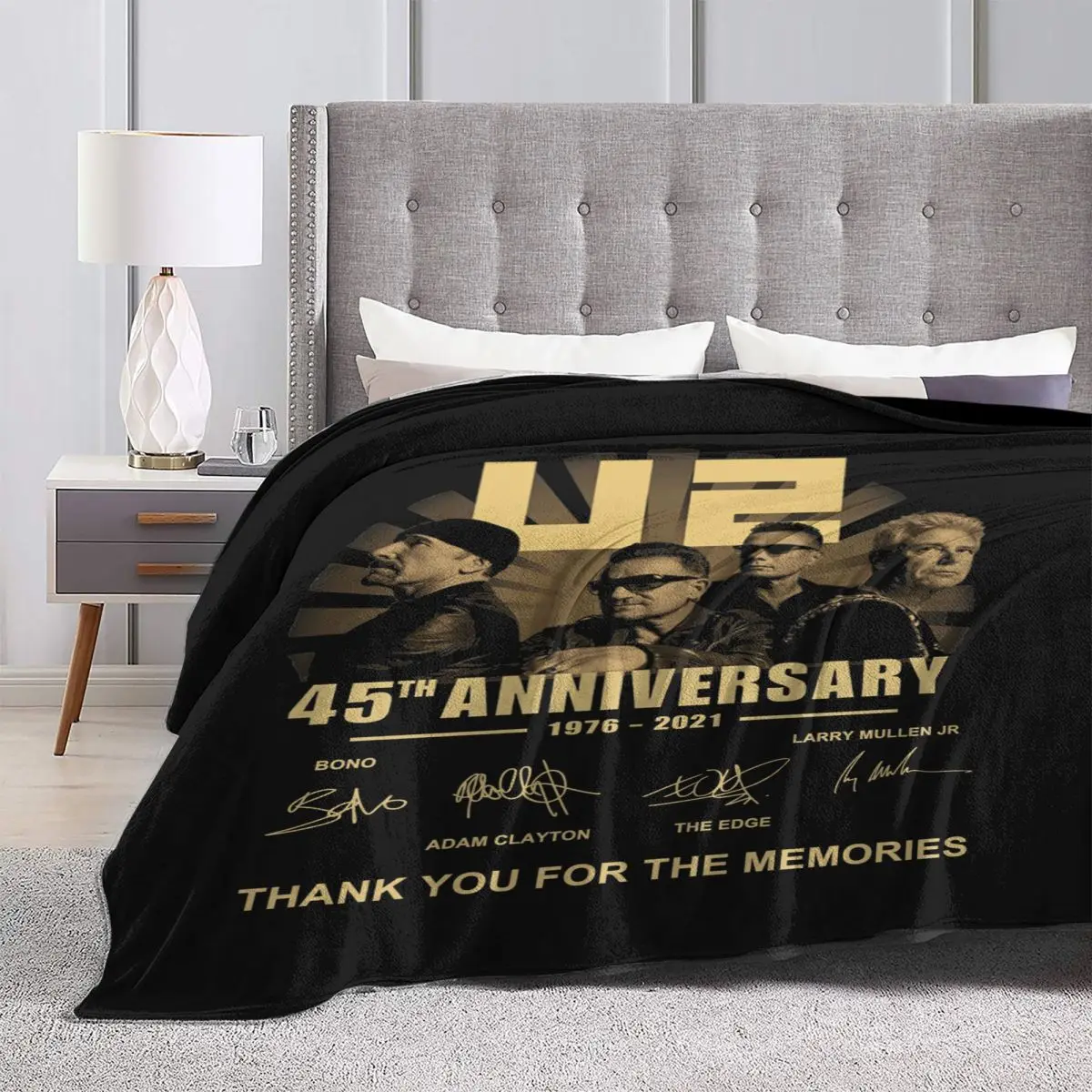 U2 �� ��� 45 �ֳ� ��� 1976 2021 �ñ״�ó ��Ʈ�� ����Ʈ ����ũ�� �ø��� ��� ��Ʈ ħ��, ������ ħ�� ����