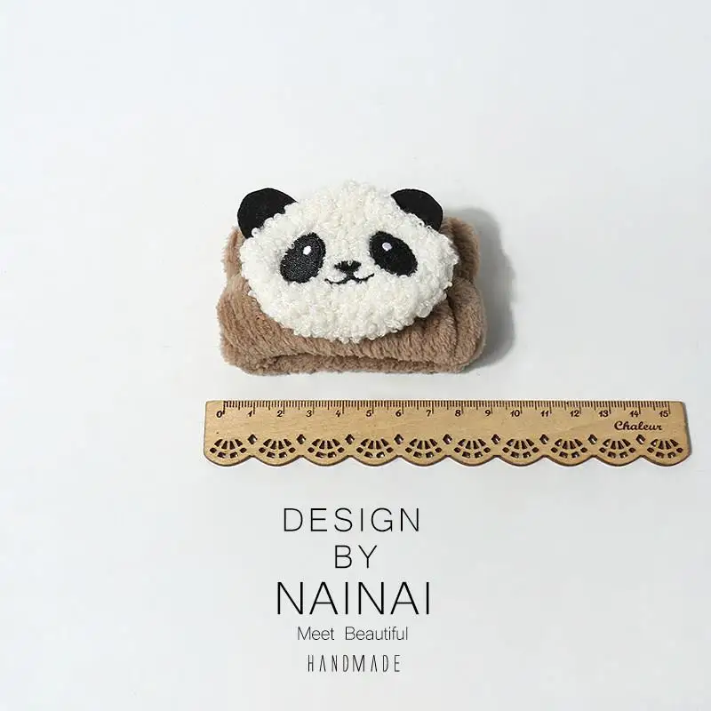 귀여운 봉제 팬더 장난감 방수 손목밴드 세안용 물튀김 방지 탄성 헤어밴드 방수 핸드 링 개인 위생용품