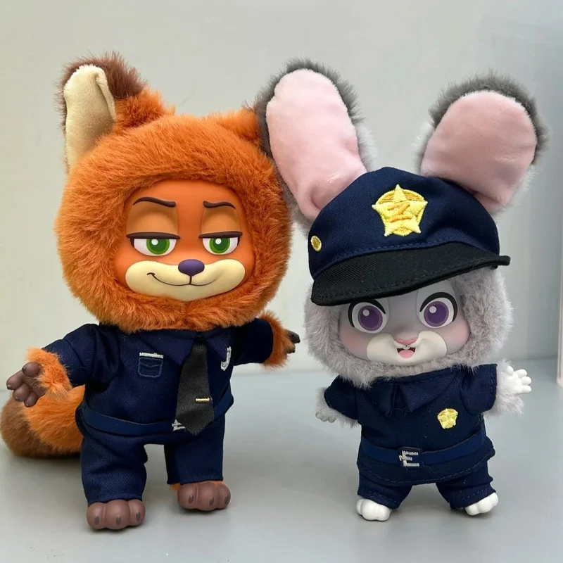 Genuine TOPTOY Cartoon Zootopia Nick&Judy Growth Journey Series