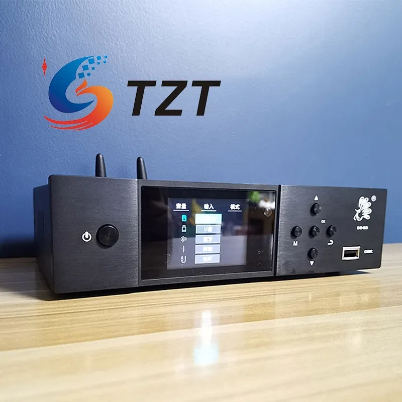

Цифровой музыкальный плеер TZT DS-B2 U Disk, DSD без потерь, Bluetooth 5,1 LDAC Dual 9038 декодер (черная/Серебристая Премиум Версия)