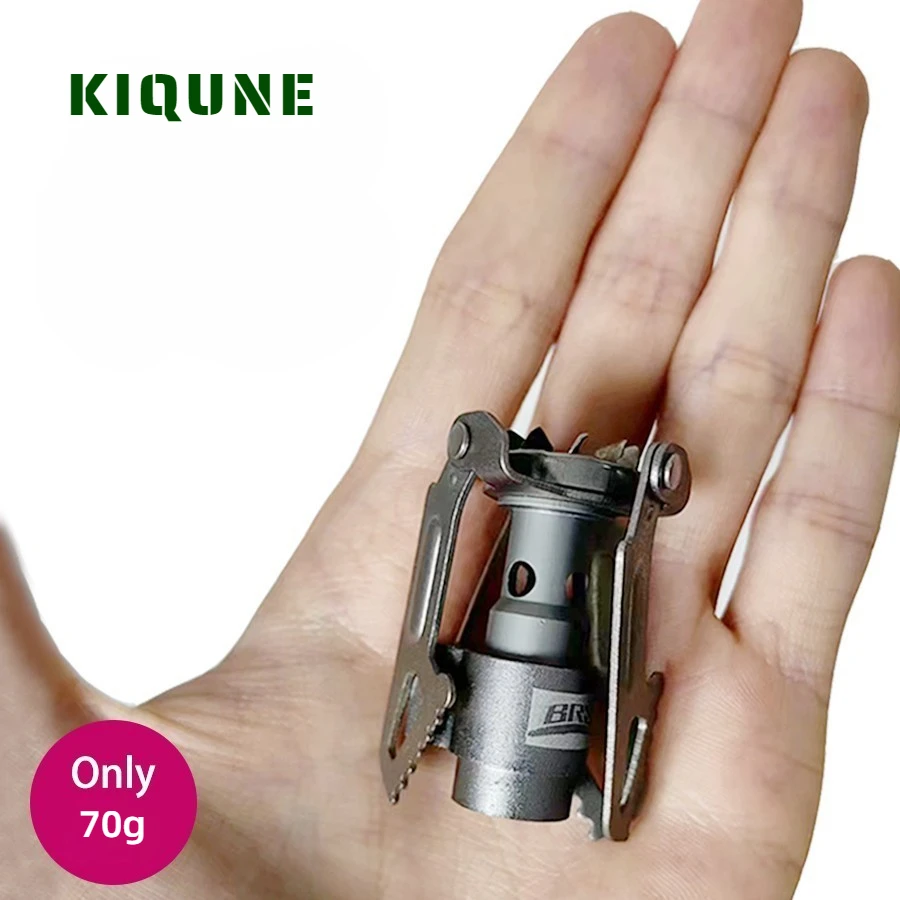 Outdoor Gas Stove Camping Gas Burner Portable Mini Titanium Stove Survival Furnace Pocket Picnic Cooker Brs-3000t