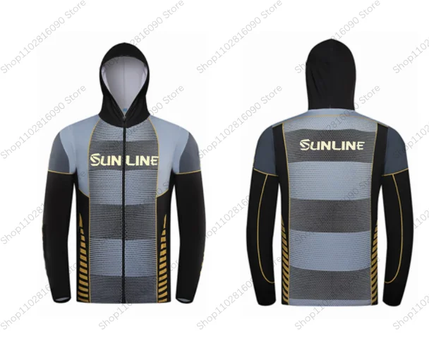 

New Clothes Fishing Shirt Jacket SUNLINE Quick Dry Sports Clothing Sun Protection Face Neck Anti-uv Breathable Fishing Hooded