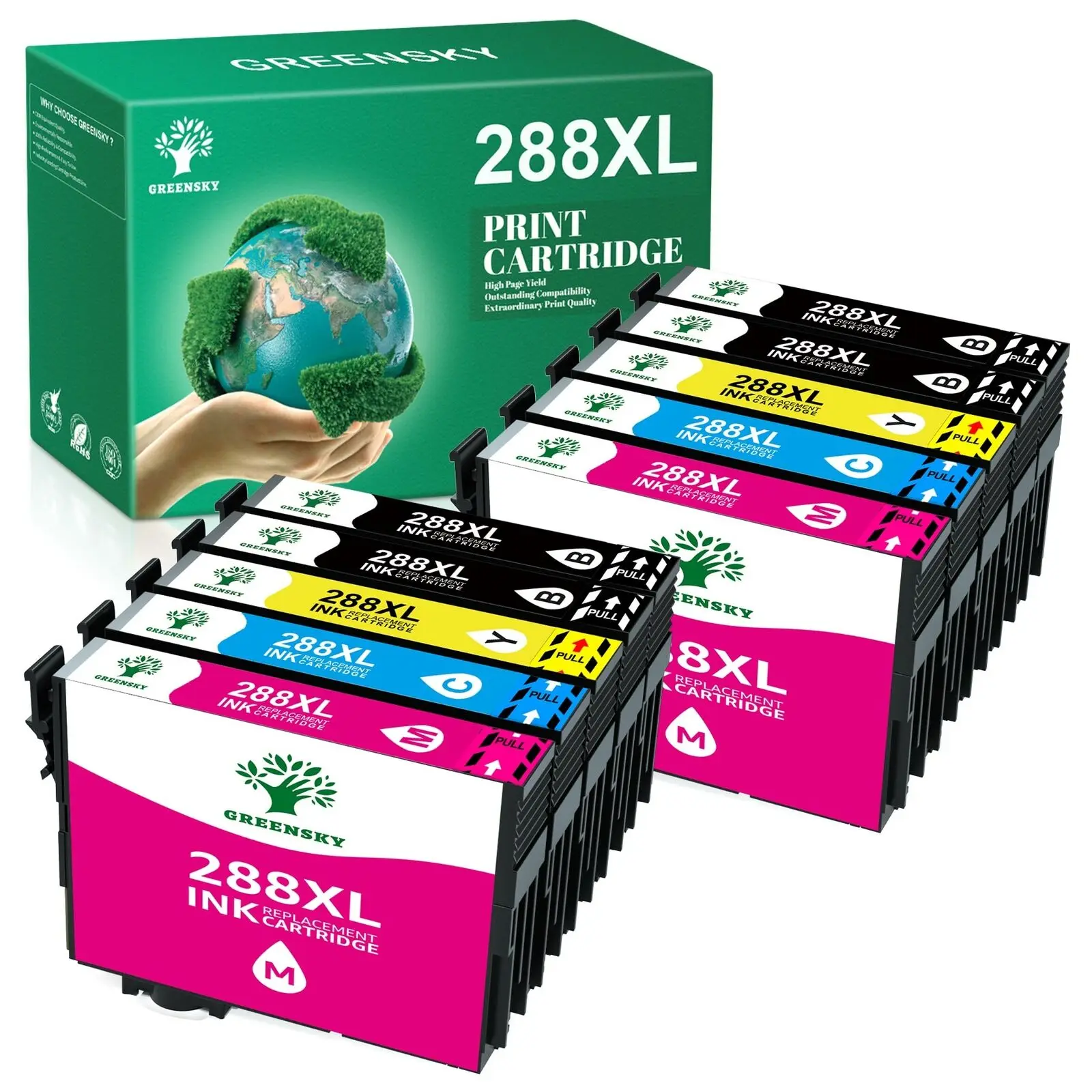 10pack 288XL Ink Cartridge set For Epson ExpressionXP446 XP430 XP330 XP434 XP340