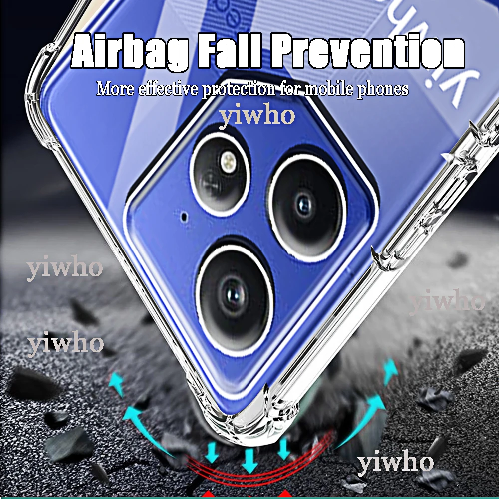 Shockproof Transparent Clear Bumper Soft TPU Phone Case