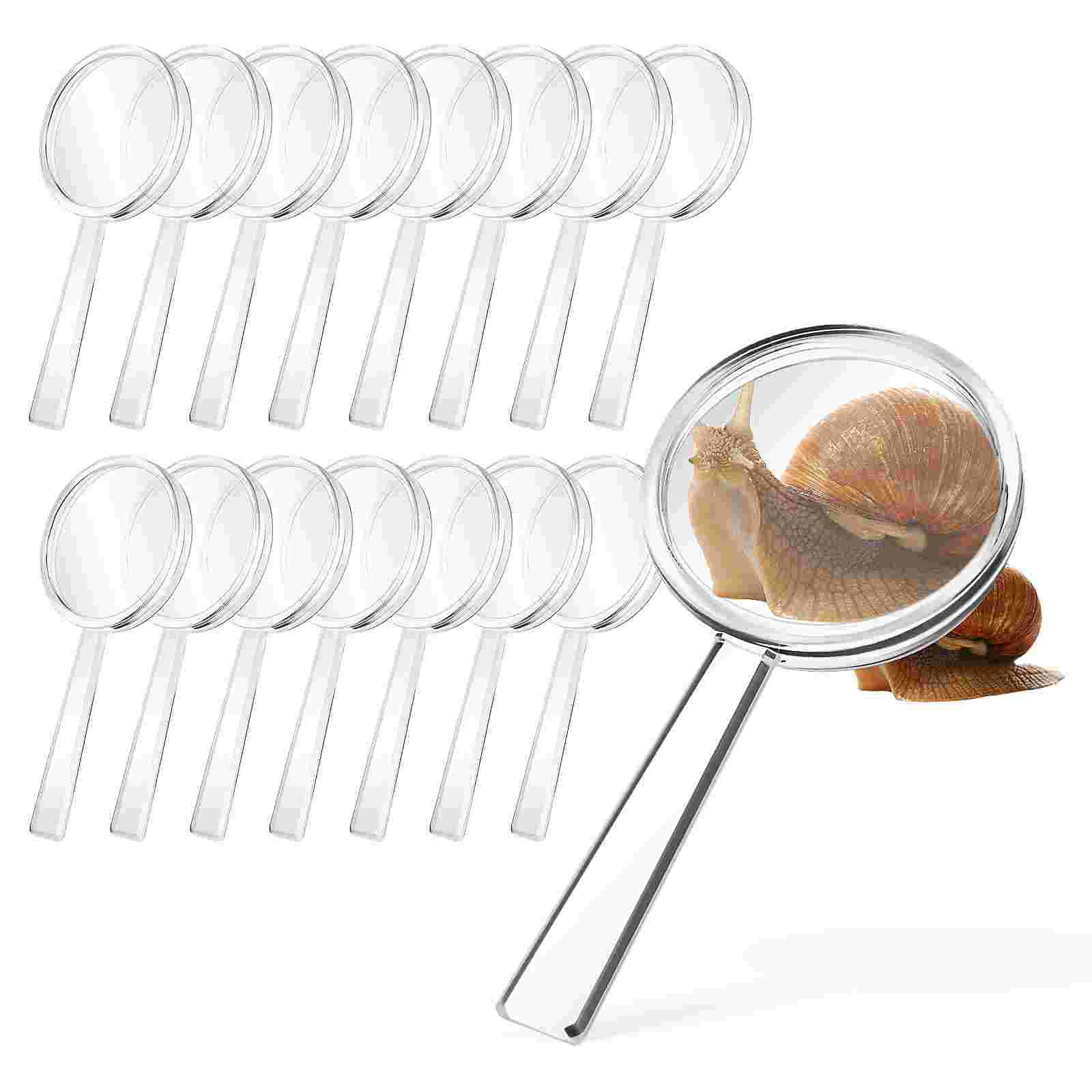 

Magnifying Glasses Small Handheld Magnifier 8x Reading Magnifier Party Bag Fillers Plastic children's 8x magnifying glass