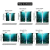2pcs, spring summer Curtains Underwater library, Gothic architecture, with coral reefs and books Sheer Curtains Durable 100% 4