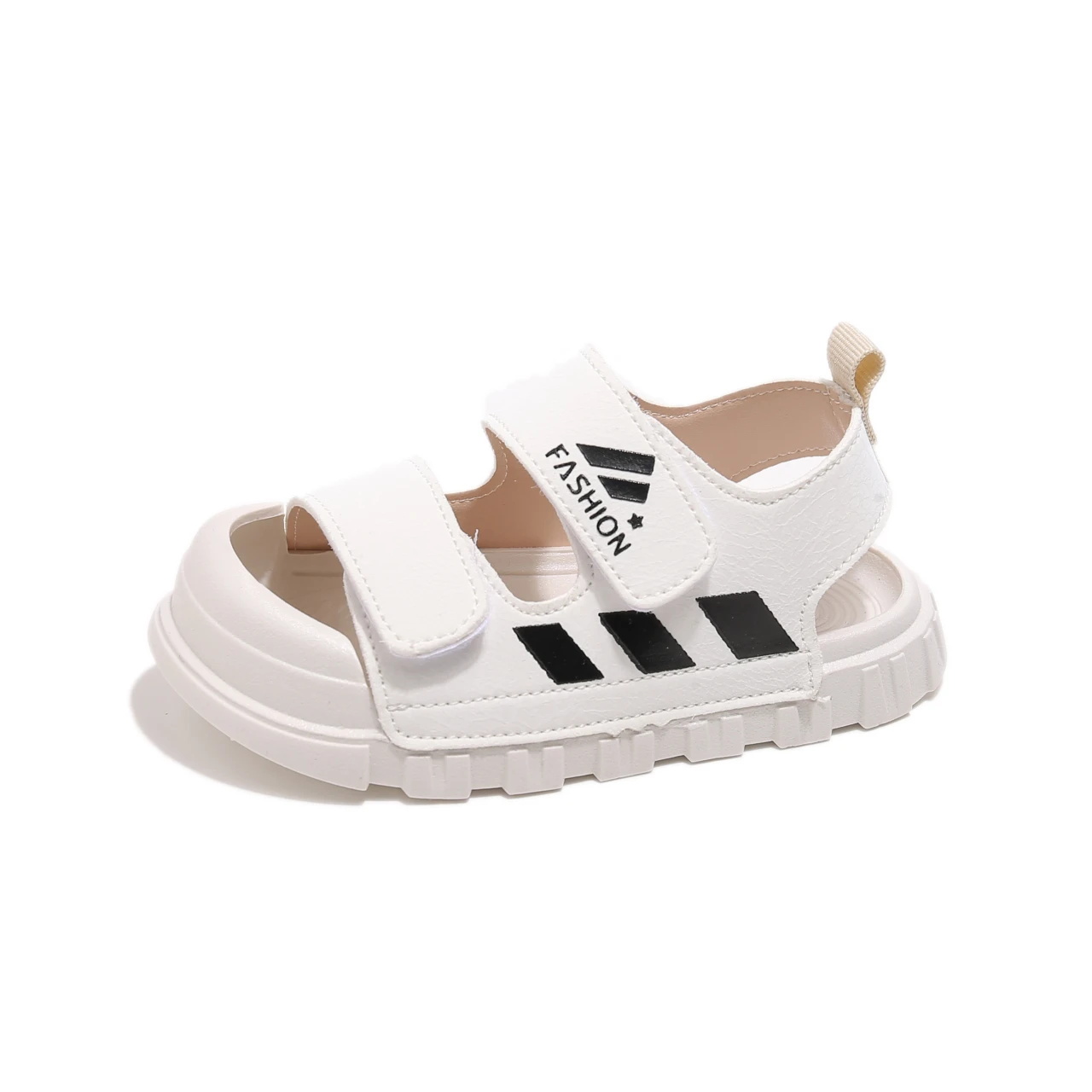 Children's Summer Beach Sandals - Stylish Soft Toe-Covered Footwear
