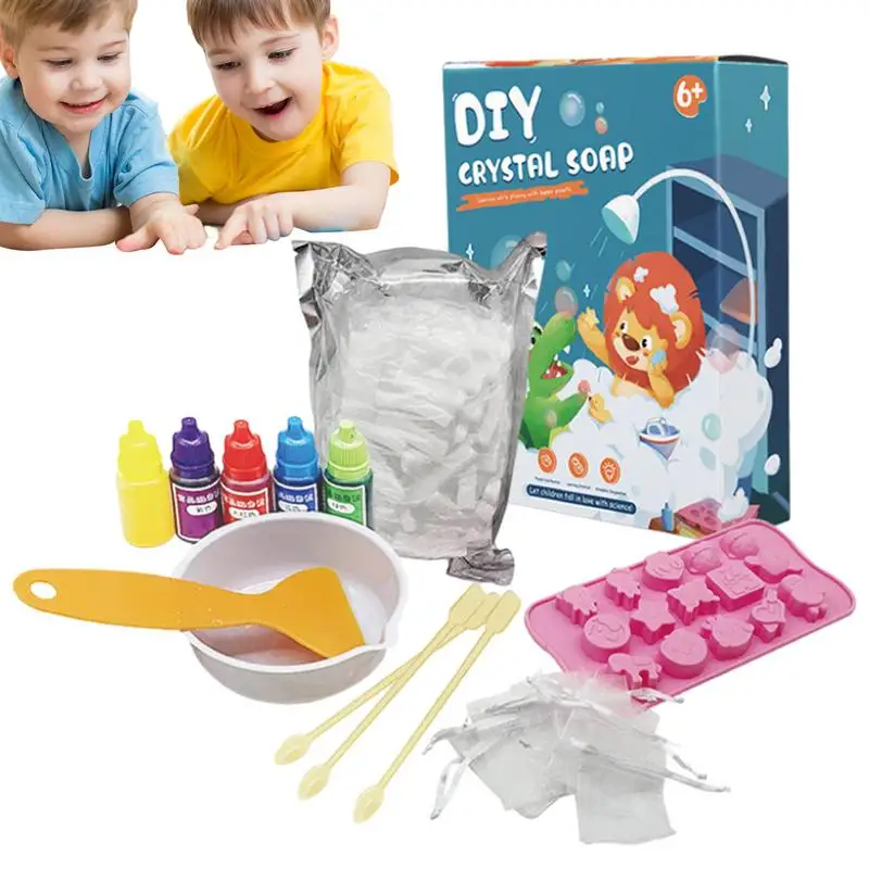

Набор для самостоятельного изготовления мыла, детский игрушечный набор для мыла, безопасный и без запаха набор для научных экспериментов на Пасху, день рождения, детский день и