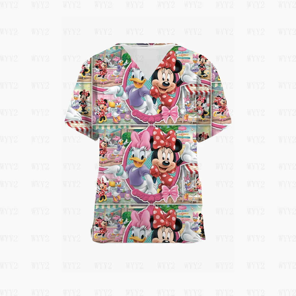 Disney V Neck Scrub Top Image 3