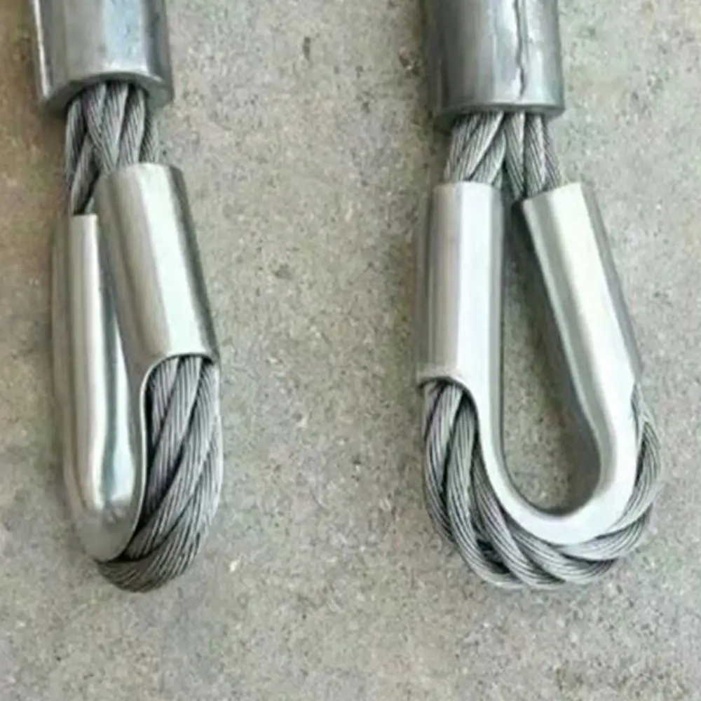 Description Picture 4 of itemWire Cable Thimble Stainless Steel Rope Tube Thimble Rope Thimble Rigging For Wire Rope Cable Wire Rope Chain Thimble. Racking