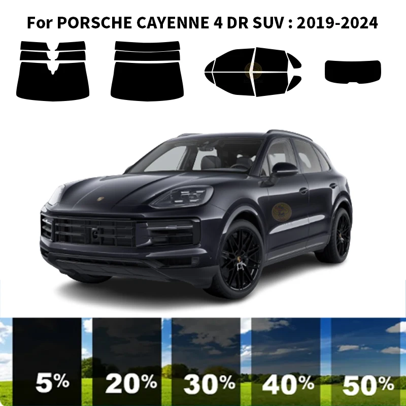 

Precut nanoceramics car UV Window Tint Kit Automotive Window Film For PORSCHE CAYENNE 4 DR SUV 2019-2024