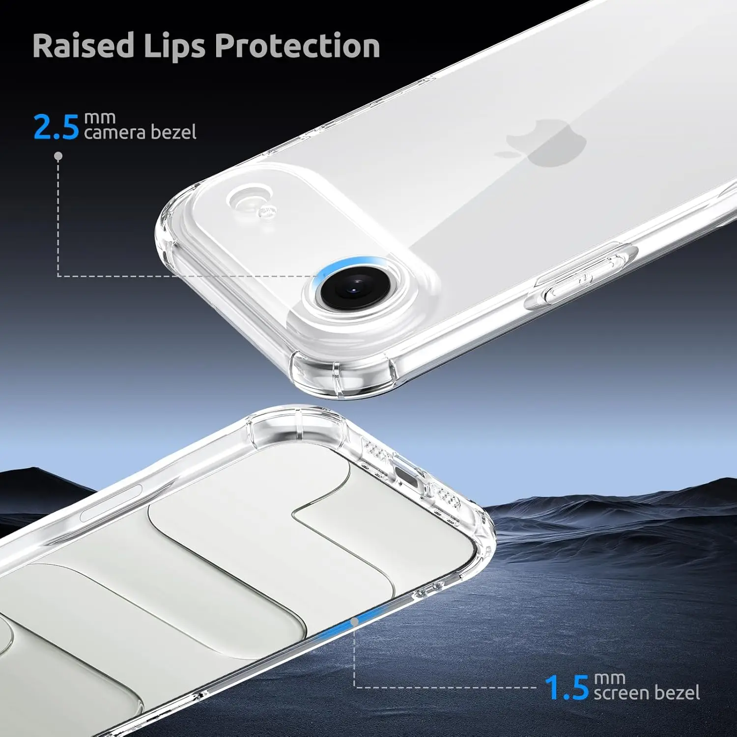 Transparent Airbag Clear Phone Case - Durable Protective Cover Accessories
