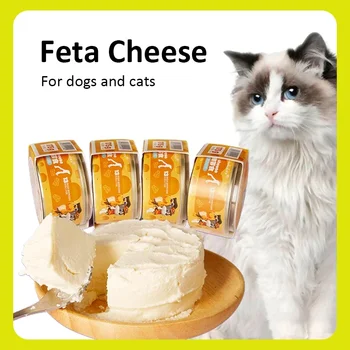 Cat Snacks Pet Food Goat's Milk Cheese Cake Dog Birthday Snacks Sugar Free Calcium Supplement Cheese Stick Cats Snacks Food 2