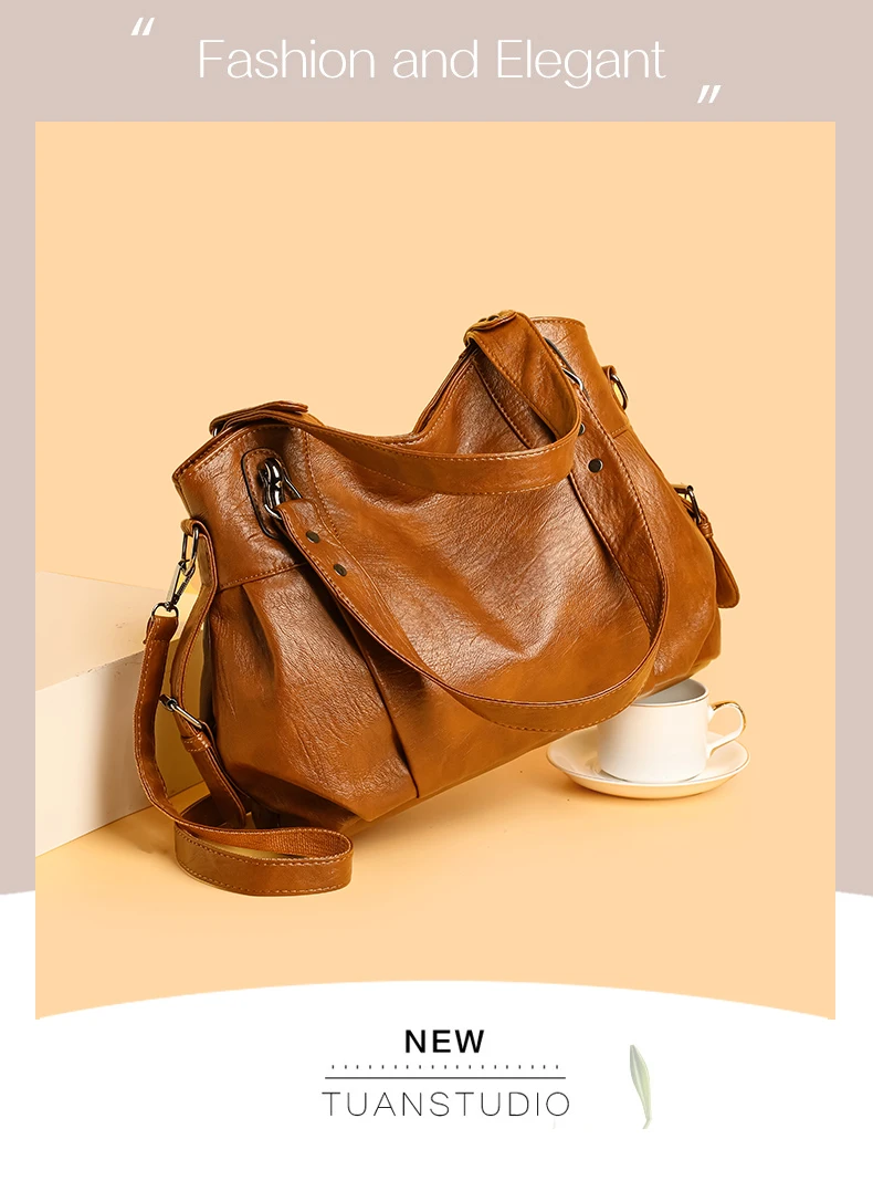 Women's Handbags Trend 2024 Designer Female Leather Shoulder