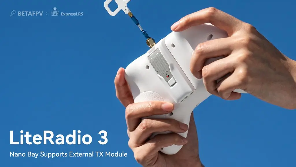 BETAFPV LiteRadio 3 Transmitter - 2.4Ghz 8CH Radio Transmitter Support ExpressLRS Frsky Bayang Protocol for beginner RC Racing Drone FPV Remote Controller 11 BETAFPV LiteRadio 3 Transmitter, BETAFPV ExpressLRS LiteRadio 3 Nano Supports External TX Module Bay