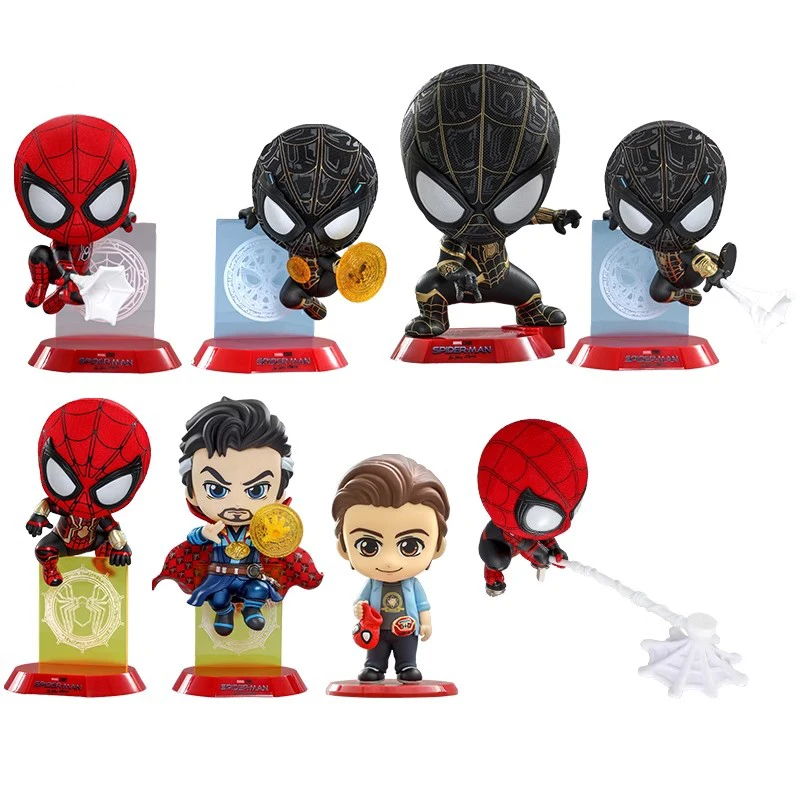 

Marvel Spider-man No Way Home Cute Kawaii Cosbaby Spider Man Doctor Strange Anime Figures Model Collection Children Toys Gifts