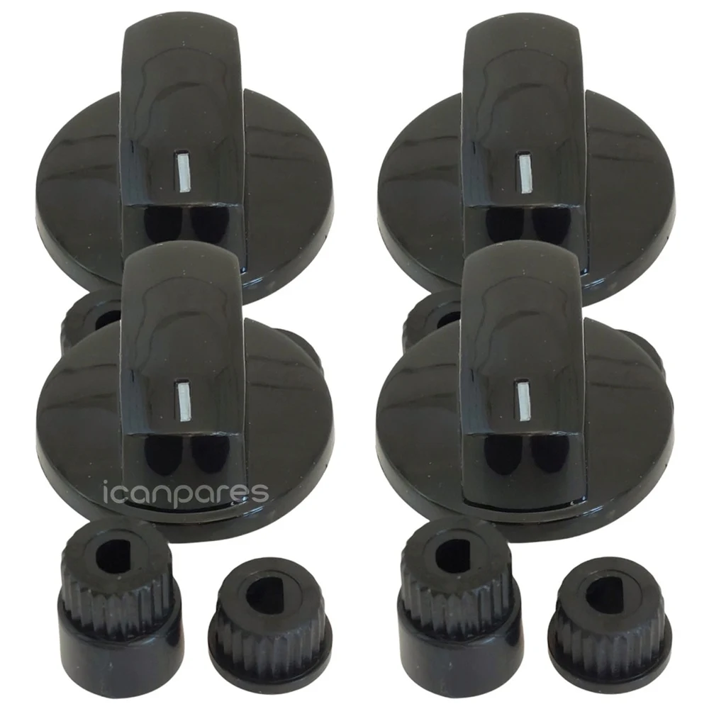 Compatibile Per Hotpoint Ariston-Icf-Interfox Set Integrato E Kit 4 Pulsanti Di Gennaio-Nero