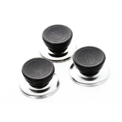 Universal Pot Cover Handle & Cap Set - Plastic Glass Accessories (1/3pcs) (Black)