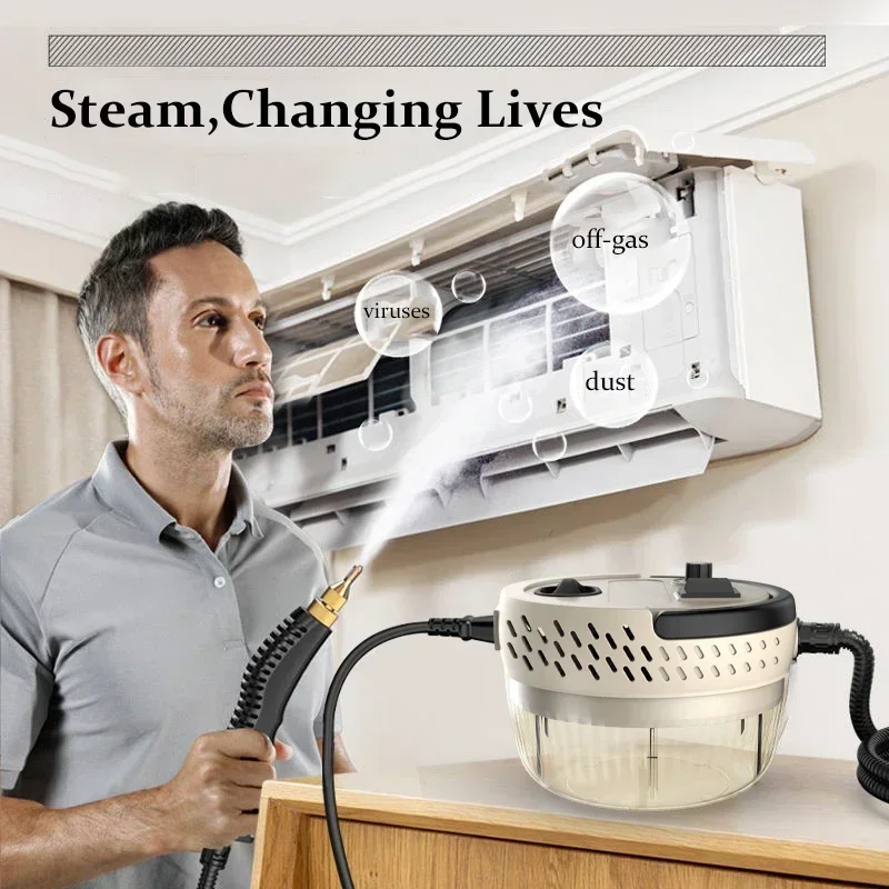 Steam Cleaner High Pressure Temperature Sterilization Handhled Household Air Conditioner Kitchen Hood Car Washer Cleaning Machin 5