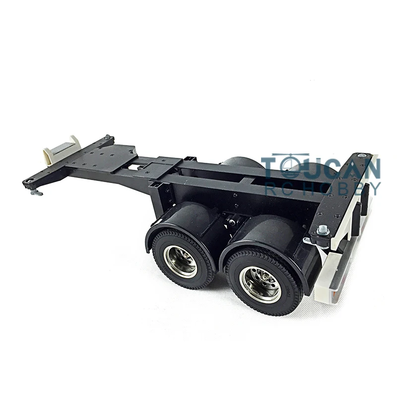 TOUCAN 1/14 20ft 2Axles Semi Trailer Container Chassis KIT RC Tractor Remote Control for TAMIYAYA Outdoor Toys for Boys Gift 4