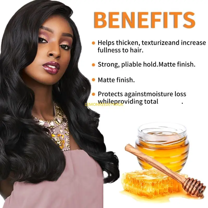 M4YA Strong Hold Hair Gel Practical Hair Styling Gel Long Lasting Styling Easy to Use for Curly Straight Wavy