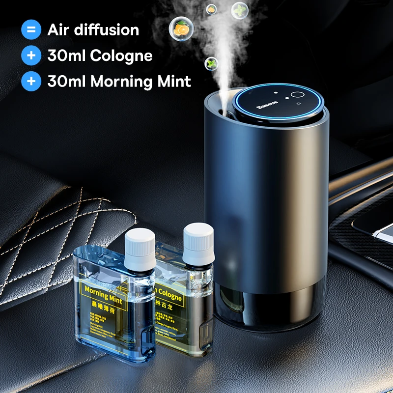 Bas192.- Désodorisant réglable pour voiture, mini diffuseur de parfum,  parfum durable, accessoires d'intérieur automatique