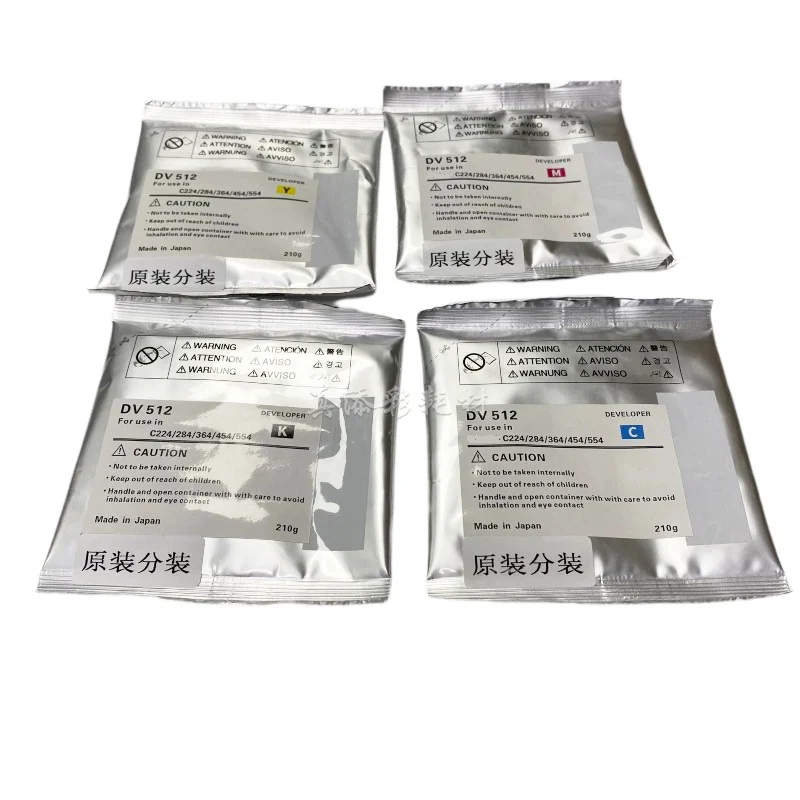 1Pc Dv512 Developer Per Konica Minolta Bizhub C224 284 364 454 554 C284 C364 C454 C554 C224E C284E C364E C454E C554E