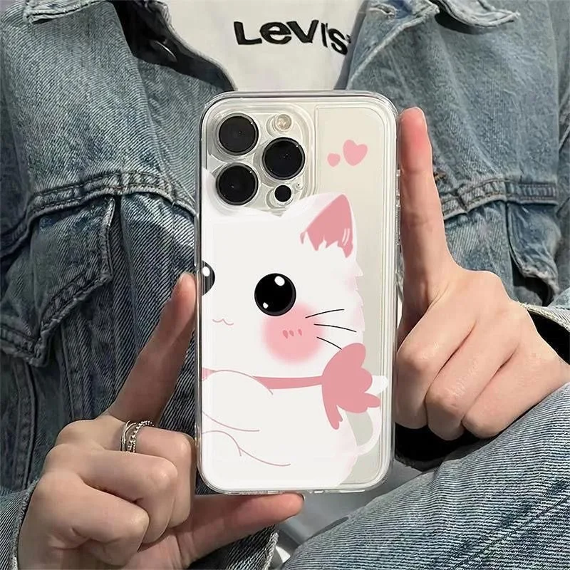 Black Cat Clear Cover Case - Stylish Protective s