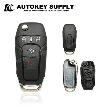 Per Ford sostituzione Flip Remote Car Key Shell - 3 1 pulsanti-Fob Fusion Edge Explorer AutokeySupply AKFDF115