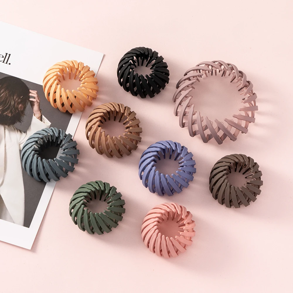Hair Clip Bird Nest For Women Hairpin Bun Hair Claw Clips Horsetail Buckle Accessories