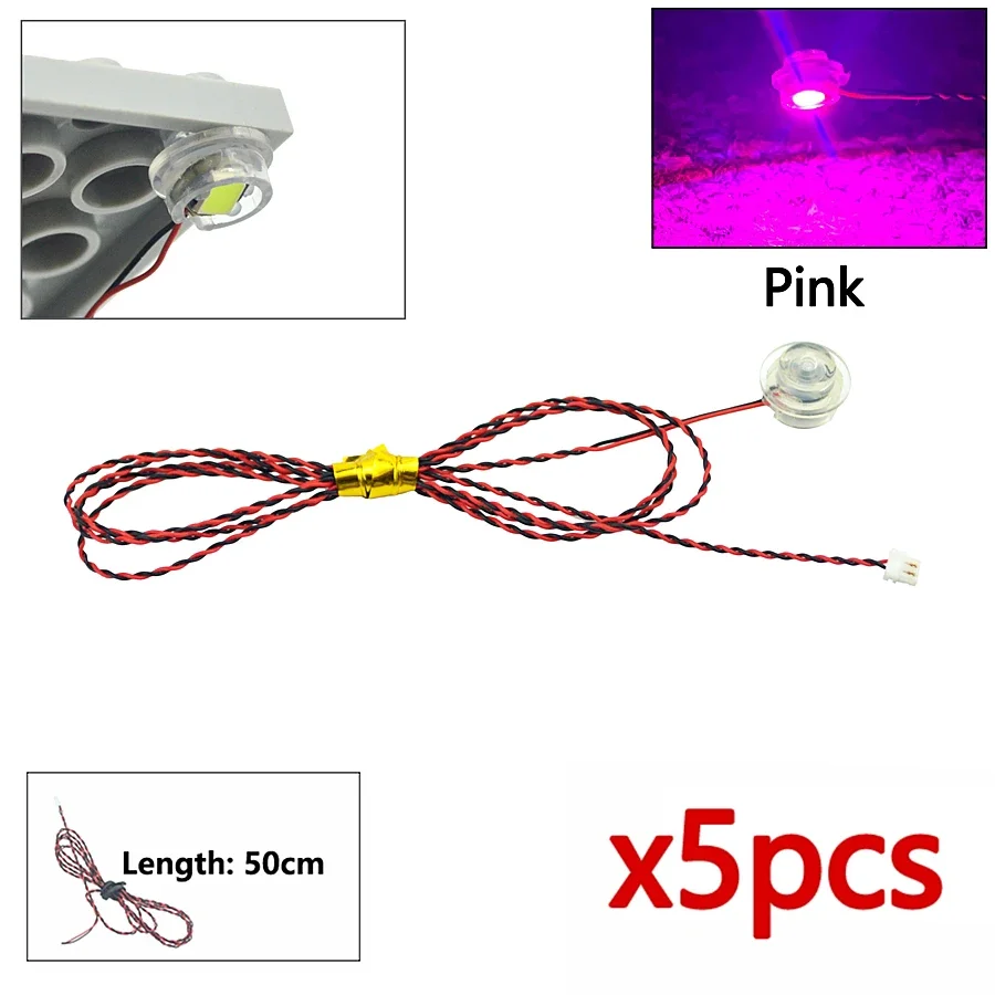 Customizable SMD LED Flash Lamp Street Light Bricks Kit