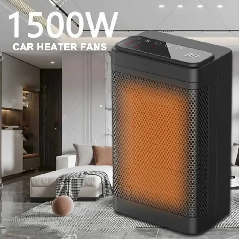 CarHeaterFans1500WPTCTableMiniHeaterFansHeatingRemoteControl