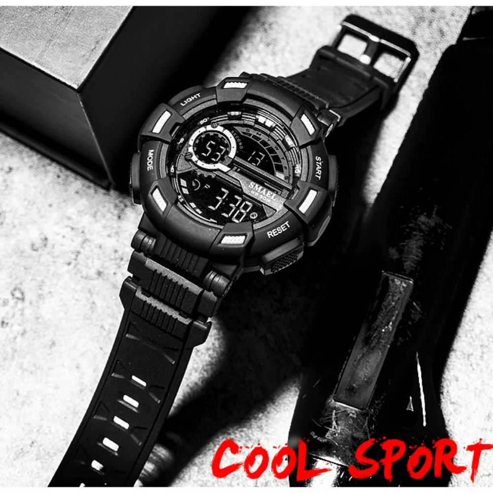 2024 Digital Watch Men's Sports Casual Glow-in-the-dark Waterproof Student Electronic Watch Reloj Para Hombre Watches for Men
